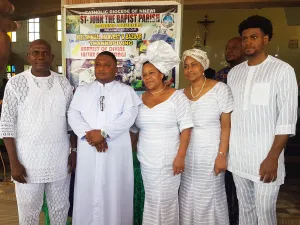 Photos: The Outing Service Held For The Late Chief Dr. Godwin Chimezie Udeaja, PhD. In Ozobulu, Anambra State…