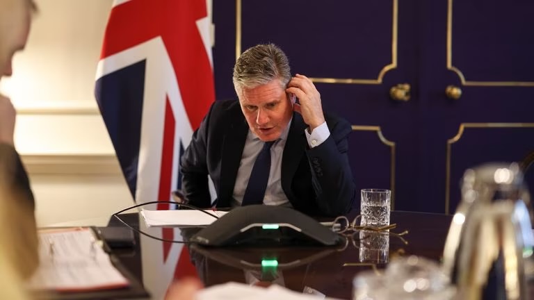 Starmer Urges Iran to 'Refrain From Attacking Israel'