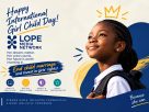 International Day of the Girl: LOPE Calls for Urgent Action to Protect Girl