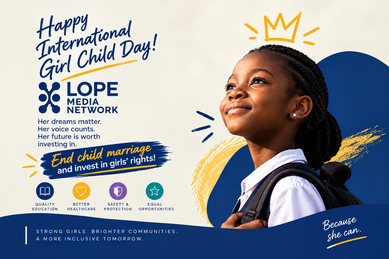 International Day of the Girl: LOPE Calls for Urgent Action to Protect Girl